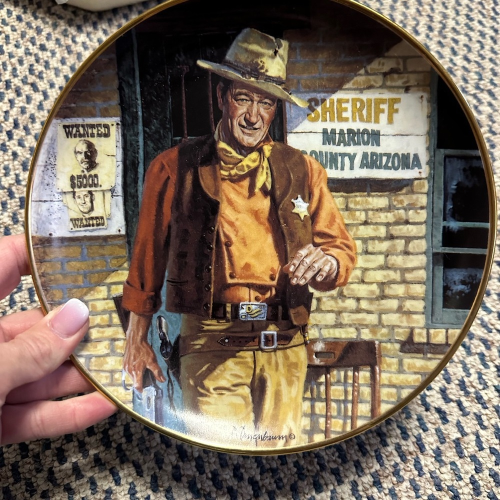 Sheriff Marion County Arizona Decorative Plate